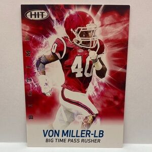 2011 Sage Hit Von Miller Broncos Big Time Pass Rusher Card #BT22 (064)